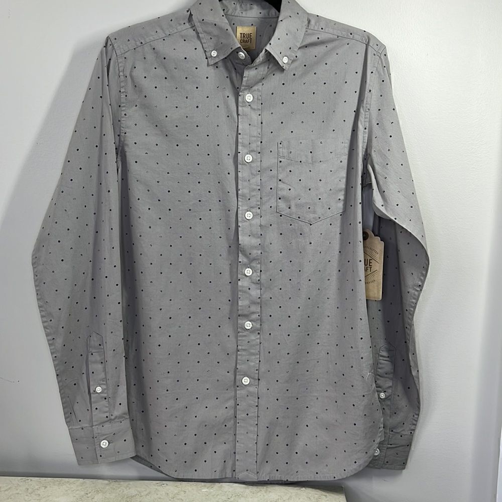 True Craft Button Down Collar Shirt Small NWT